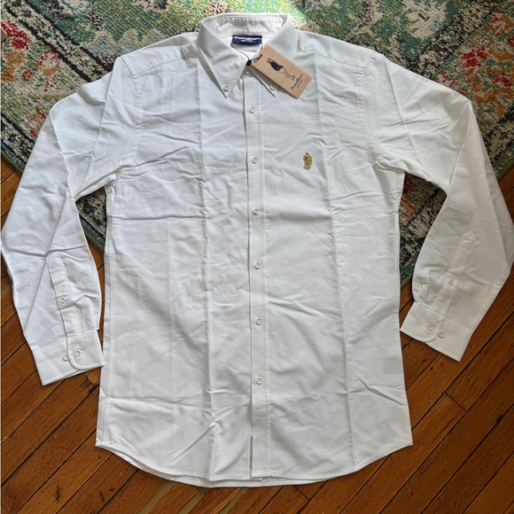 Rowing Blazers White Winnie the Pooh Button-Down Shirt NWT - Picture 1 of 8
